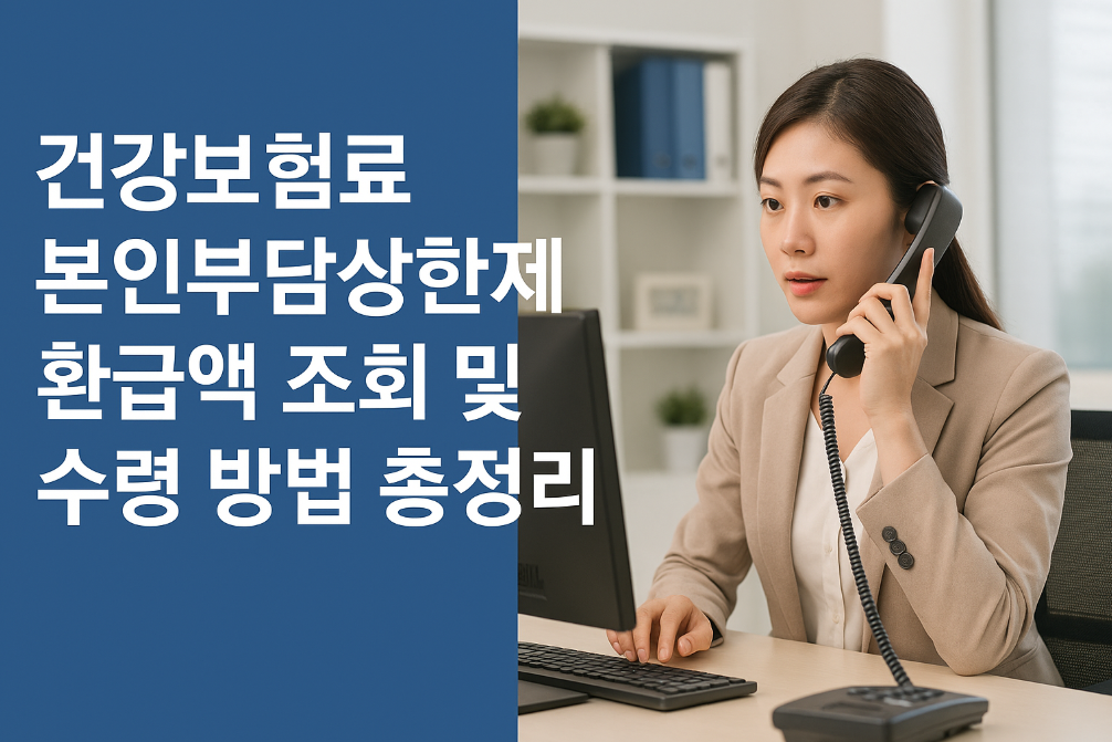 건강보험료 본인부담상한제 환급액 조회 및 수령 방법 총정리