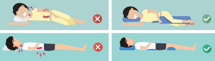 올바른수면자세