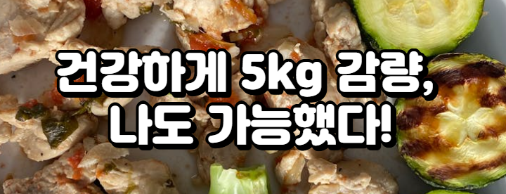 건강하게 5kg 감량, 나도 가능했다!