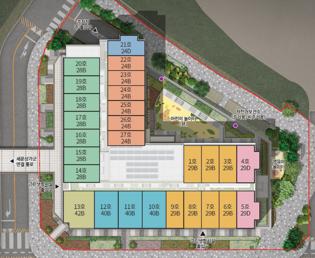 세운푸르지오헤리시티_단지도