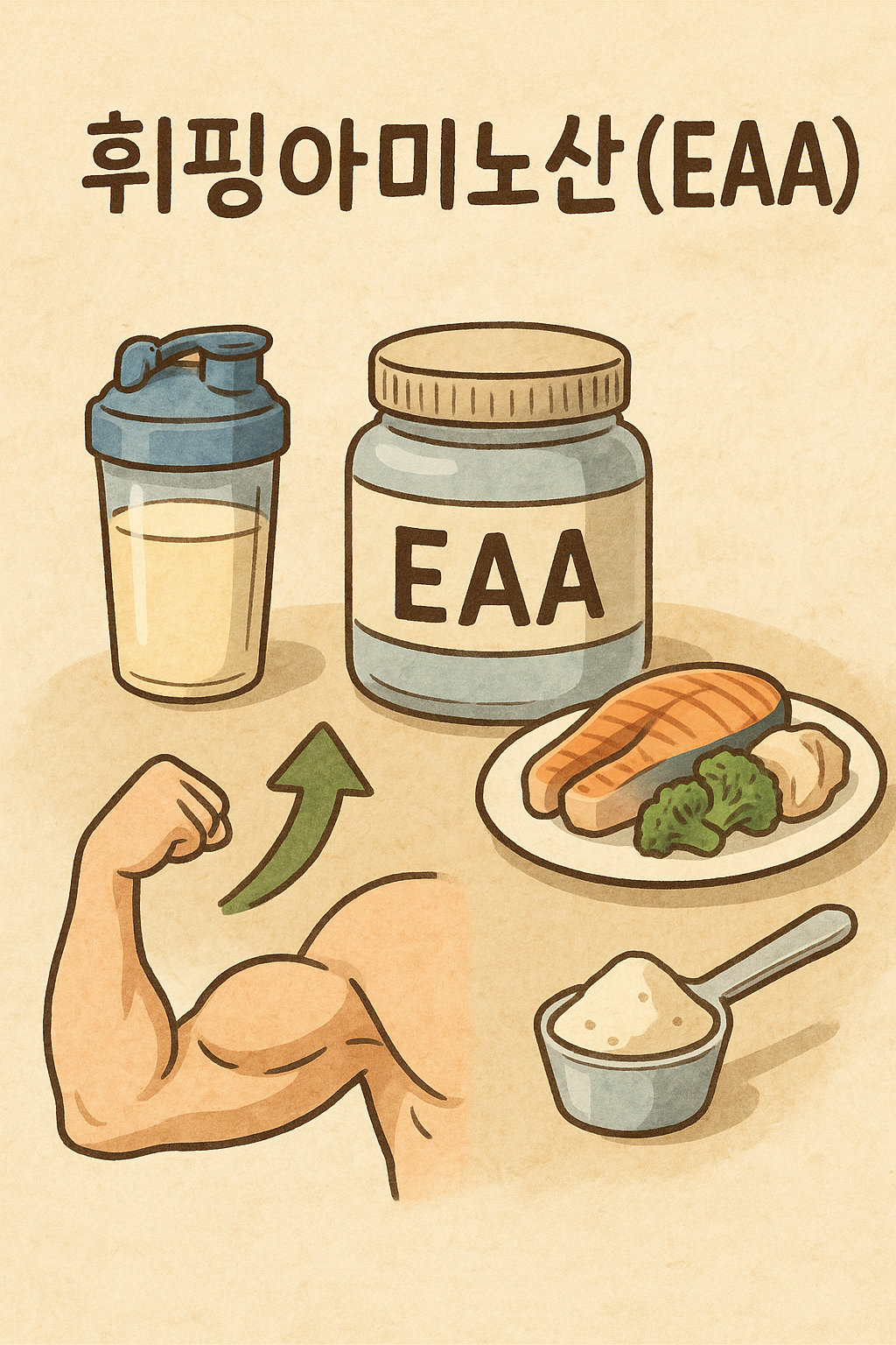 연어와 브로콜리는 필수 아미노산이 풍부한 음식이다.