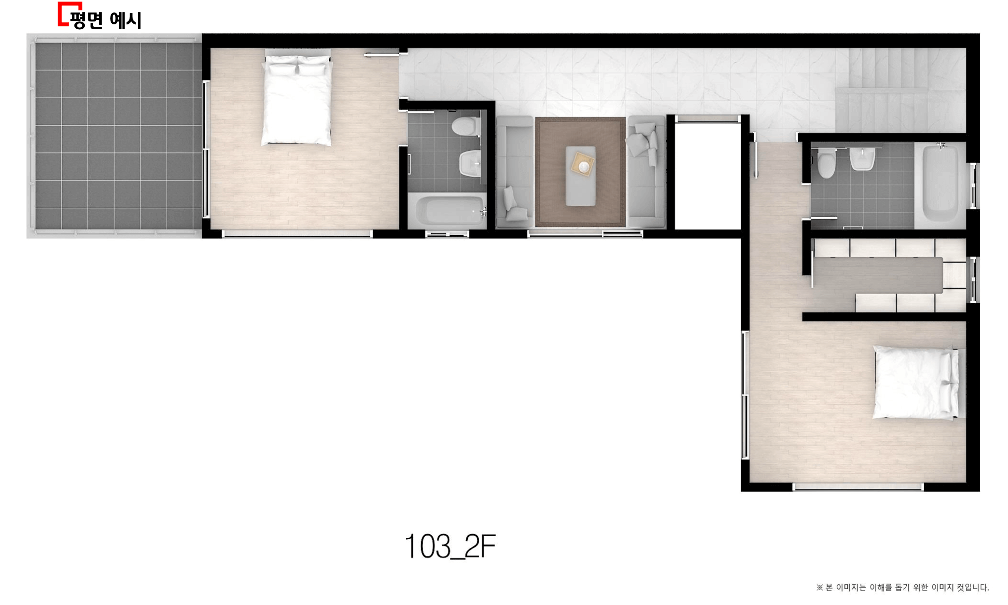 분당 아델라모스 평면 예시