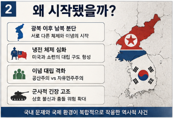 625 전쟁 년도 참전용사 휴전일 참전국 남침 북침 발발이유 총정리2