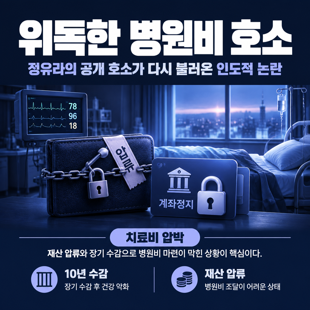 위독한 병원비 호소