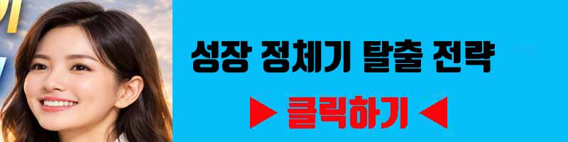 성장 정체기 탈출 전략