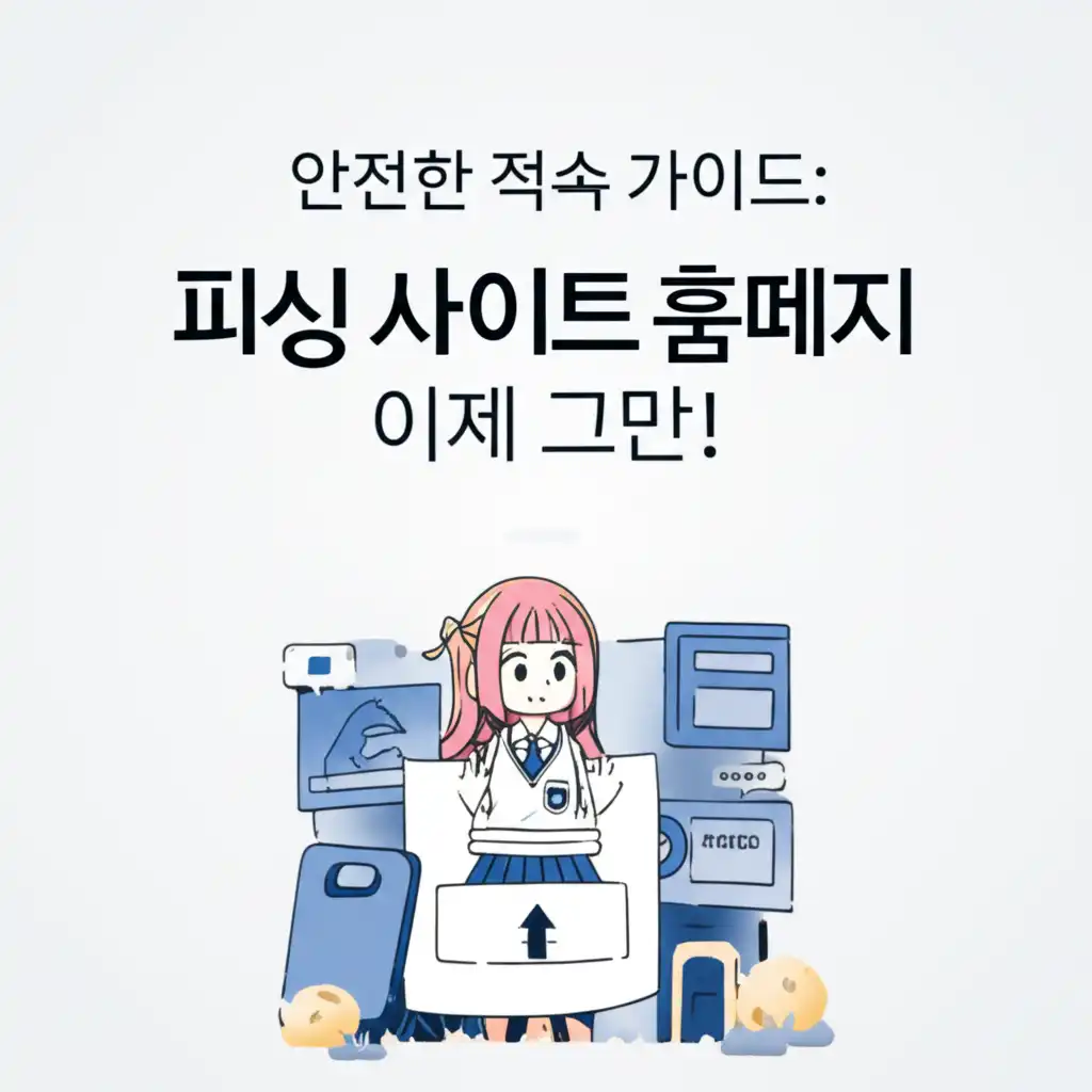 블루 아카이브 공식 홈페이지 안전 접속 방법을 설명하는 가이드 이미지 (URL 확인, 보안 마크)