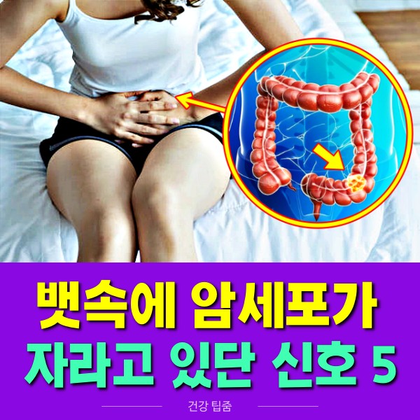 대장암 초기증상, 변이 가늘게 나오는 이유, 대장암 증상, 건강 팁줌 매일꿀정보