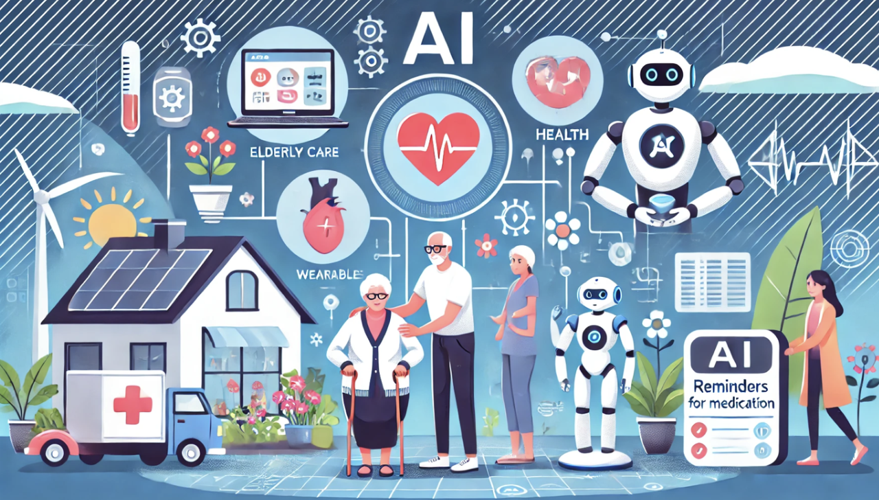 노인 돌볼, 건강 관리, AI 기술을 활용한 미래 돌봄 서비스