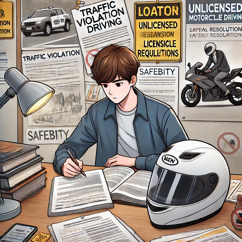 무면허 오토바이 운전, 면허 취득과 법적 문제 해결 총정리! 🛵 법적 책임부터 면허 준비까지 한눈에 보기