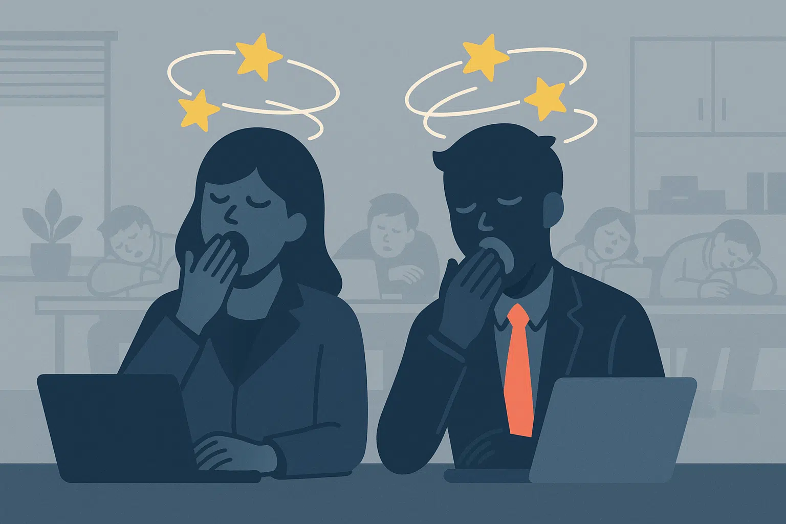 하품 시 어지러움