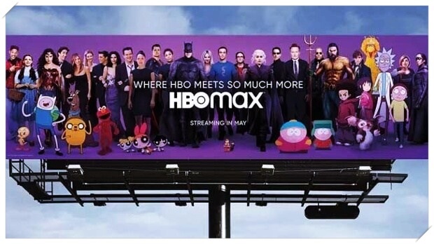HBO max 홍보 페이지