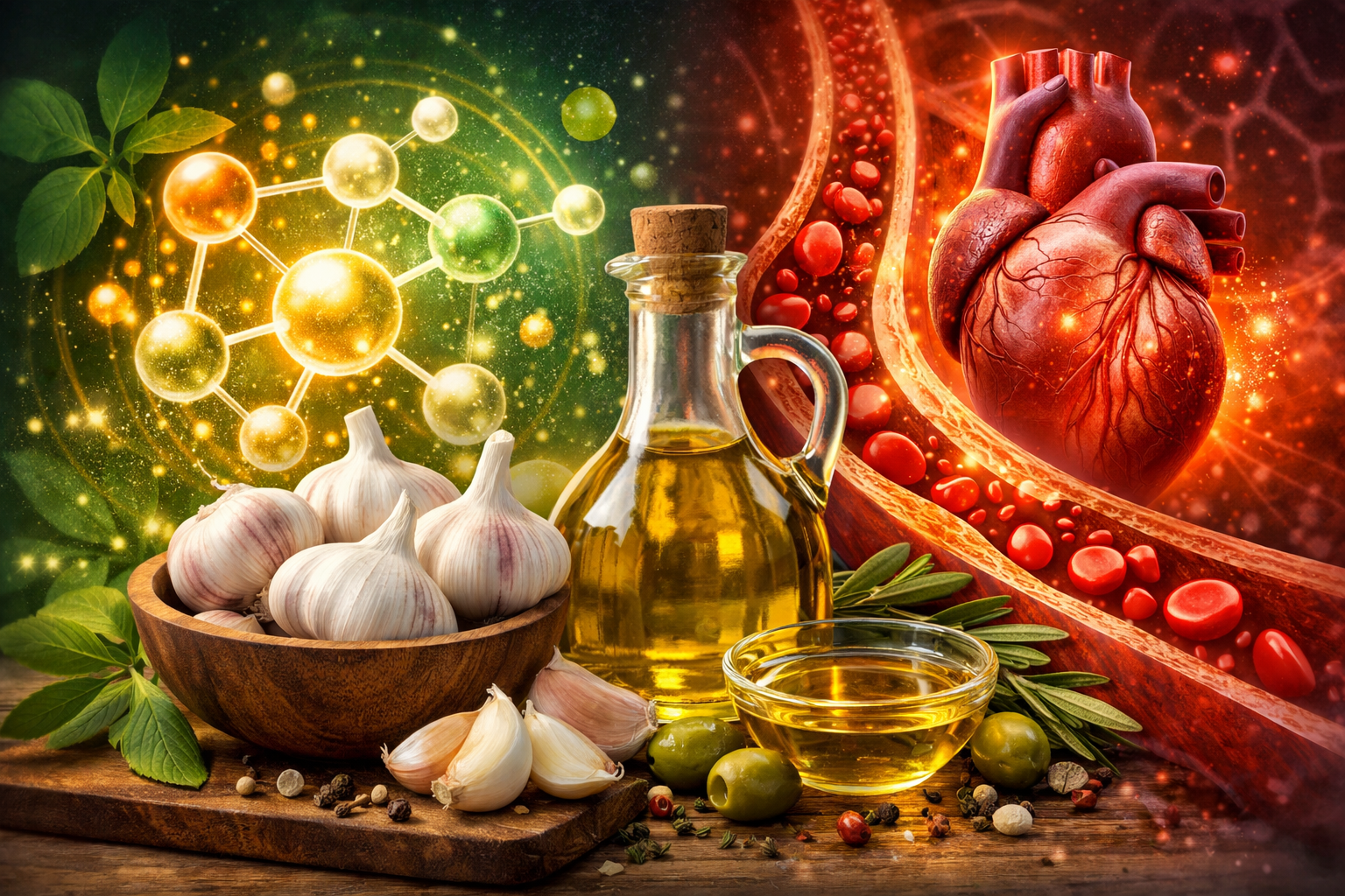 마늘과 올리브오일