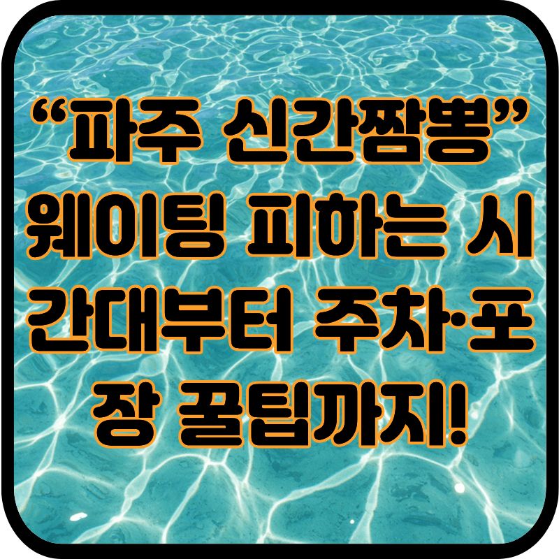 “파주 신간짬뽕” 웨이팅 피하는 시간대부터 주차·포장 꿀팁까지!