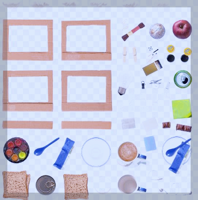 보리, 잔, 빵 다양한 것들