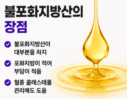 불포화지방산의 장점