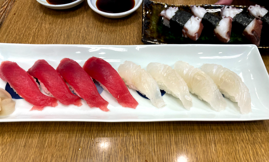 스시 이나호 참치, 흰살생선초밥