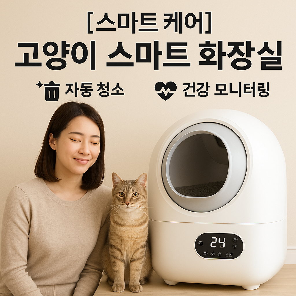 [스마트 케어] 고양이 스마트 화장실 ｜ 자동 청소·건강 모니터링 완전정리
