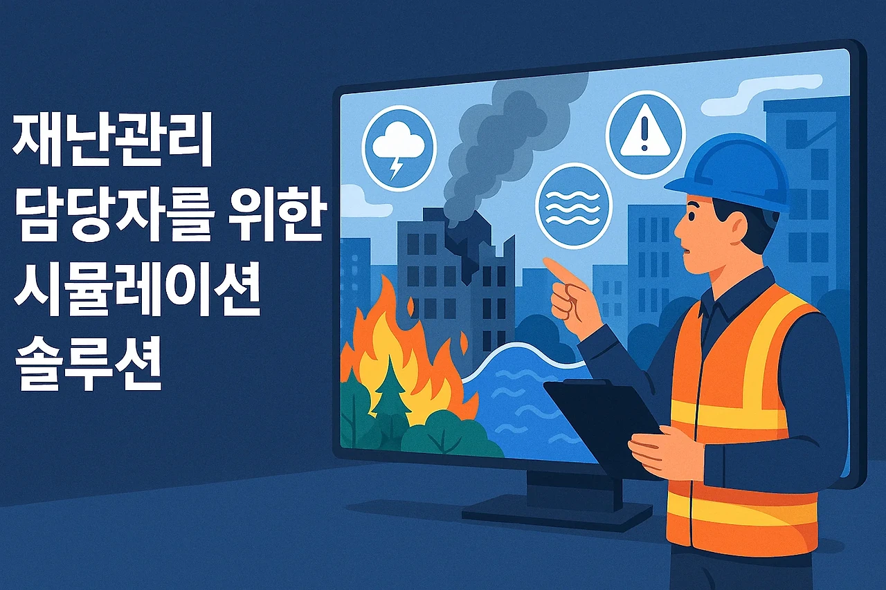 재난관리 담당자를 위한 시뮬레이션 솔루션 추천 관련 이미지