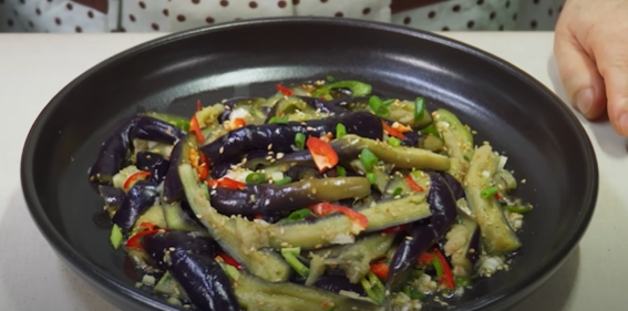 가지나물 무침
