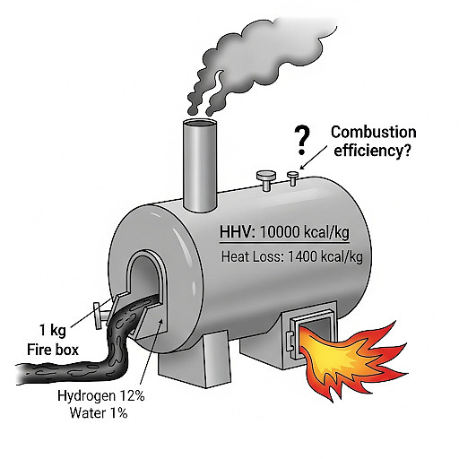 손실열량, 연소효율