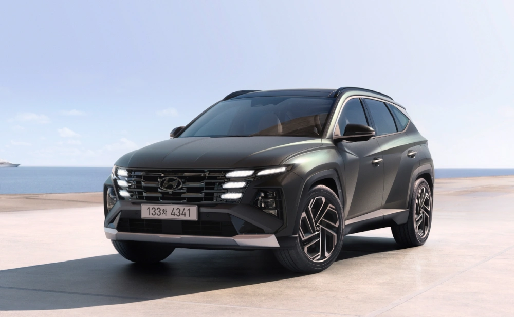 투싼 페이스 리프트 전측면