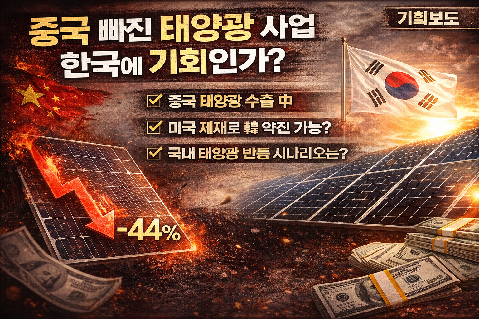 중국 빠진 태양광 한국에 기회인가? 관련 인포그래픽
