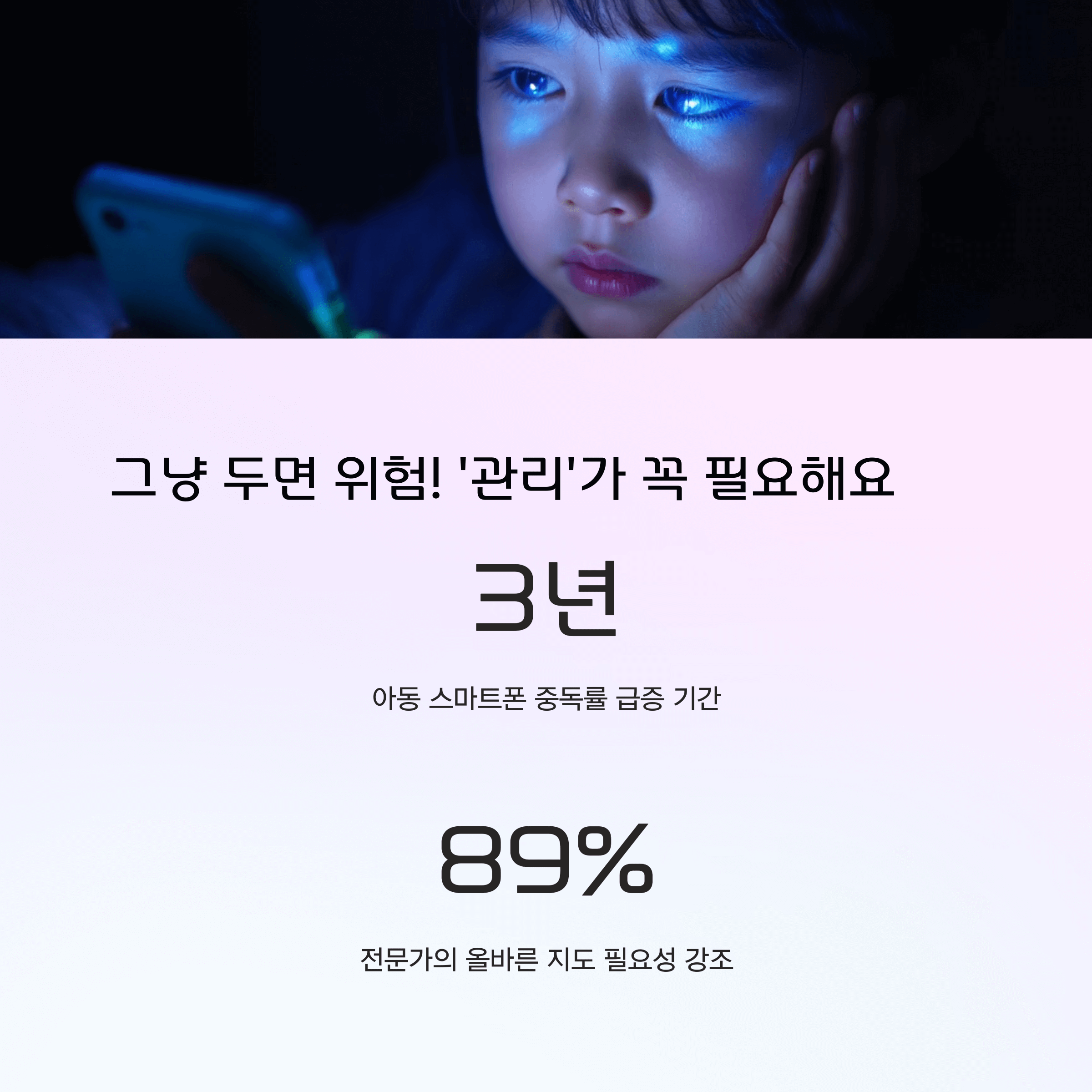 초등학생 스마트폰 중독? 