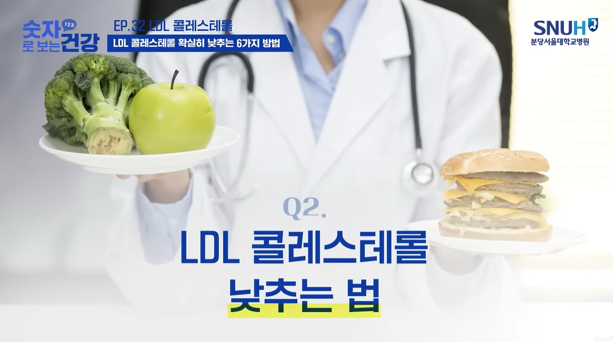 LDL 콜레스테롤 낮추는 법