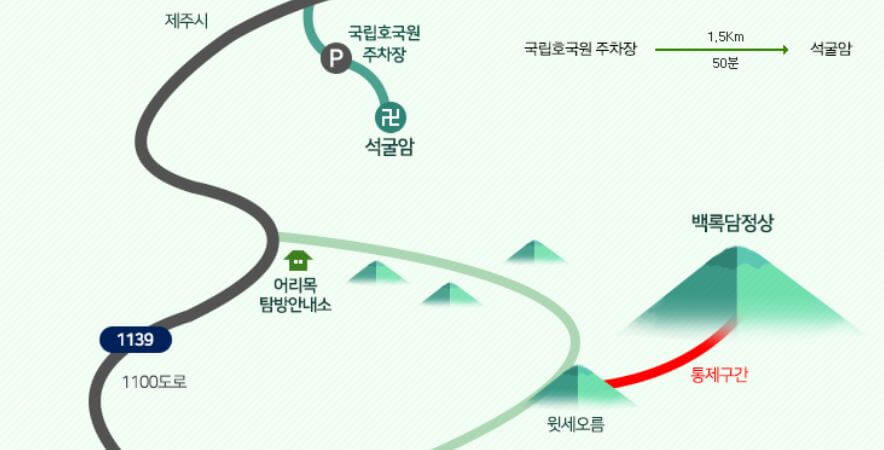 석굴암탐방로 &ndash; 도심 속 힐링 등산로