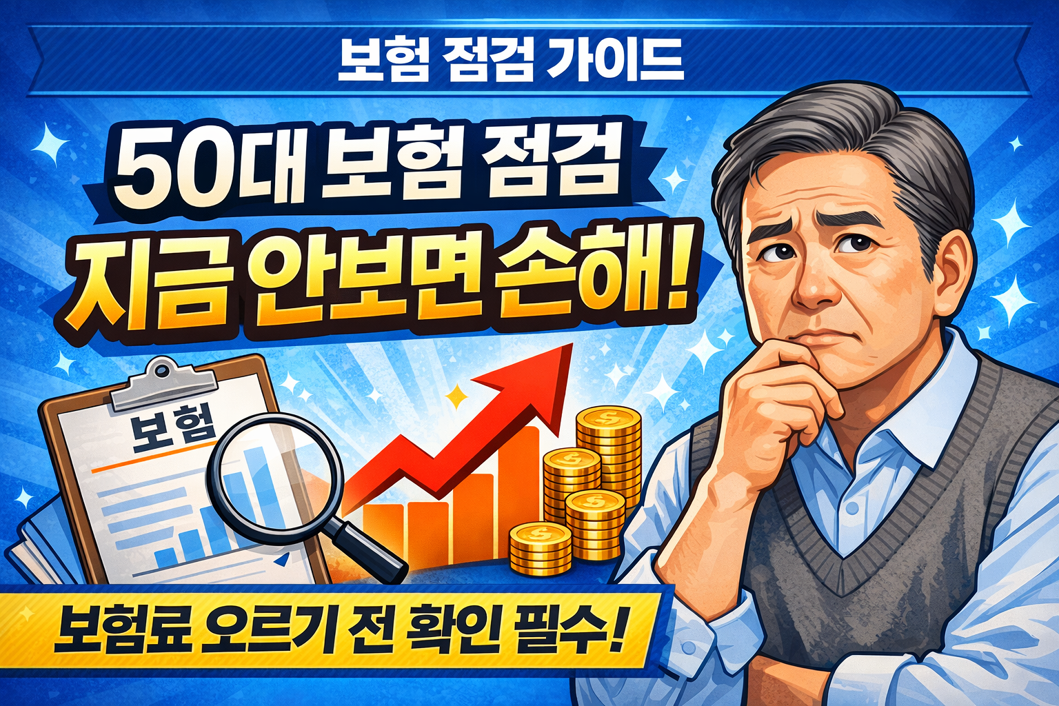 50대 보험, 지금 점검하지 않으면 늦습니다