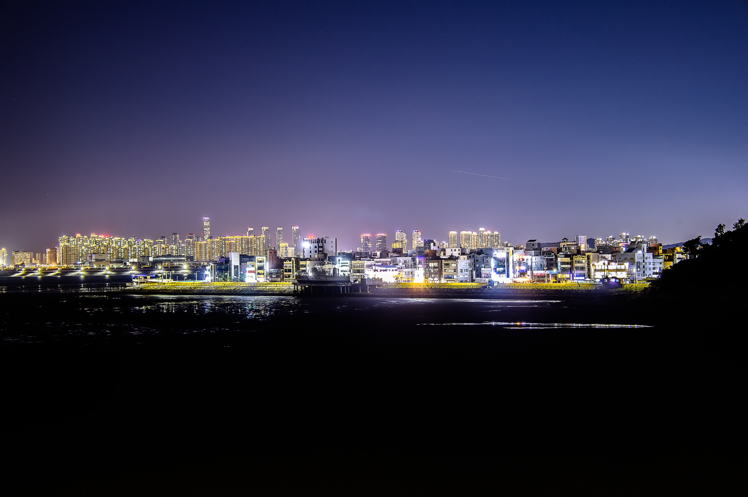 시흥 오이도박물관에서 바라본 송도신도시