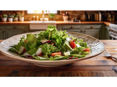 상추 요리 사진