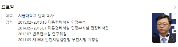 우병우 검사 프로필