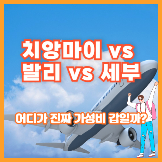 치앙마이 vs 발리 vs 세부, 어디가 진짜 가성비 갑일까?