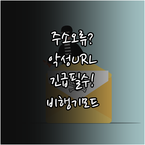 주소 오류 문자 속 악성 URL 구별..