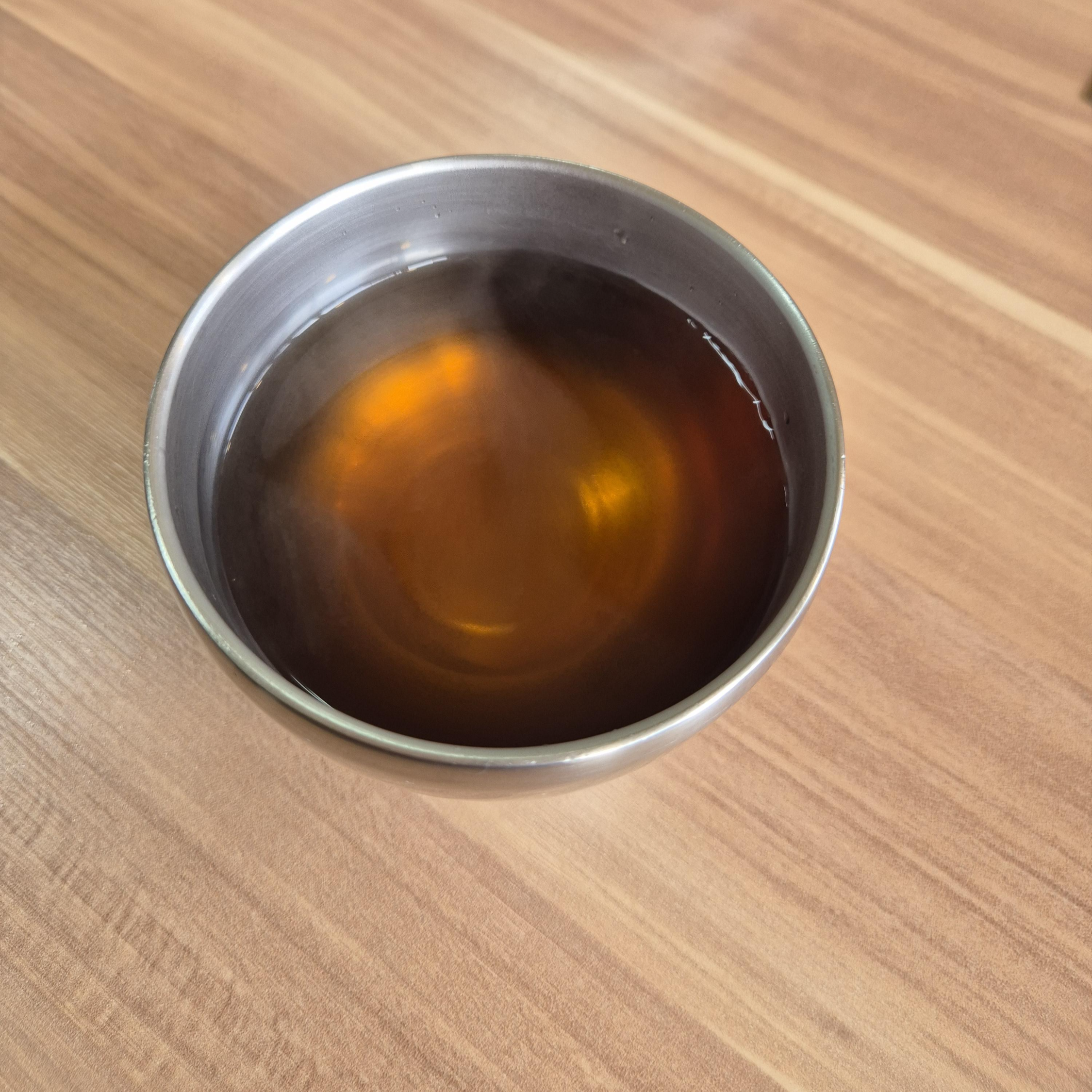 경주 현대 밀면 반찬 온육수