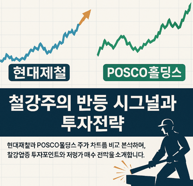 현대제철과 POSCO홍딩스 반등시그널과 투자전략