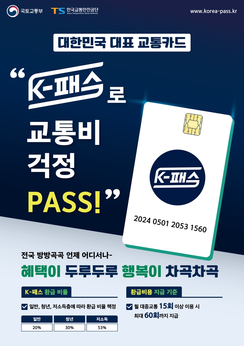 K패스 신청기간 발급방법 주의사항