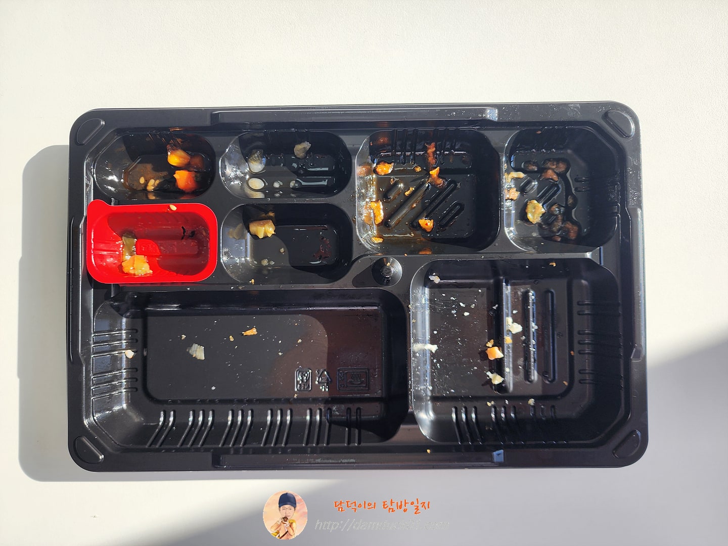 11가지 찬 많은 도시락