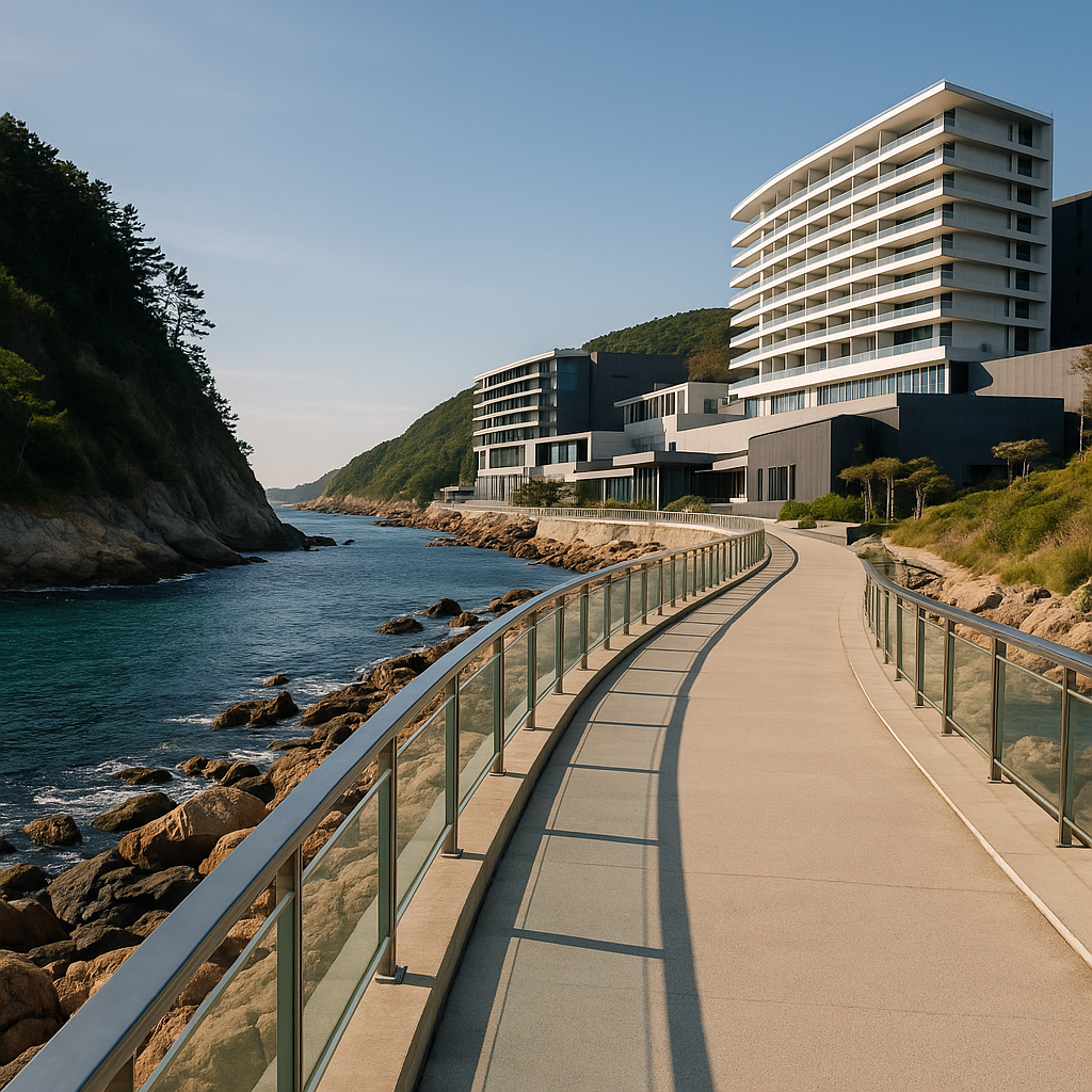 부산 기장 ‘아난티 코브’와 오시리아 해안산책로