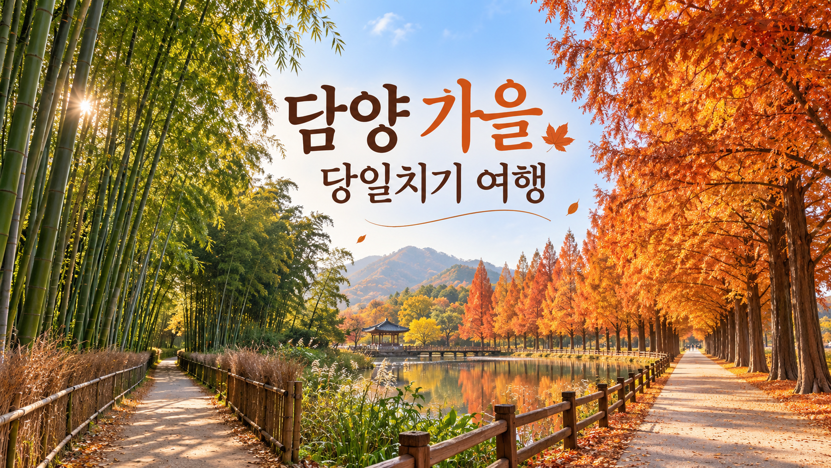 담양 가을 당일치기 여행