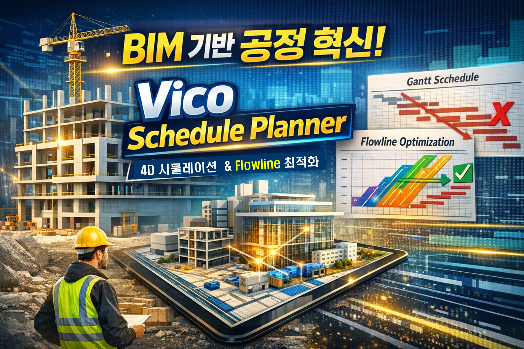Vico Schedule Planner로 공정 혁신