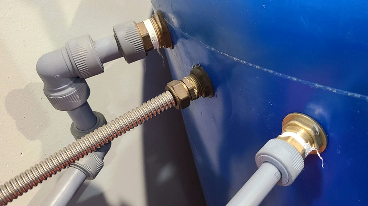 셀프빨래방 세탁기 물탱크