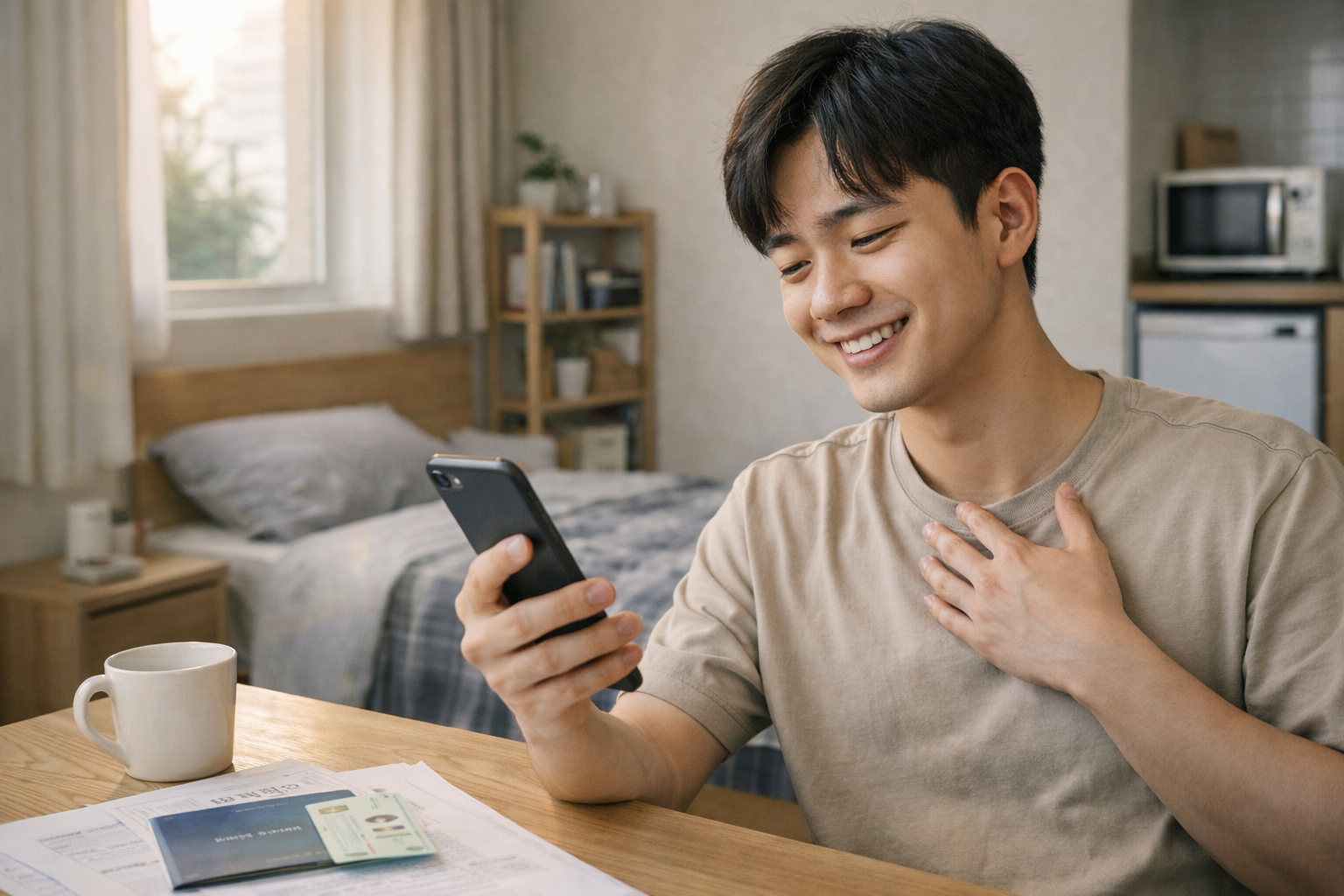 복지로에서 2026년 청년월세를 신청하고 있다.