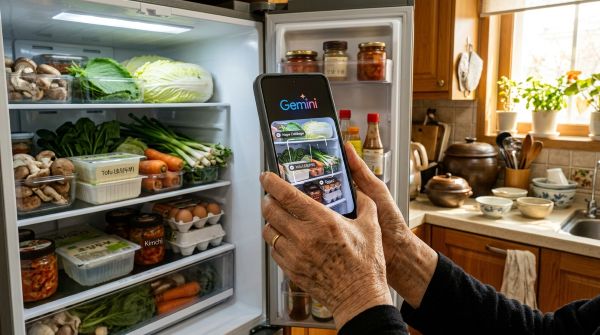 제미나이 사진 검색 기능 활용 냉장고 남은 재료로 저녁 메뉴 추천