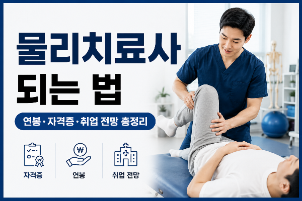 물리치료사 되는 법|연봉·자격증·취업 전망