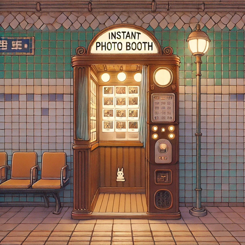 지하철 즉석사진기있는역