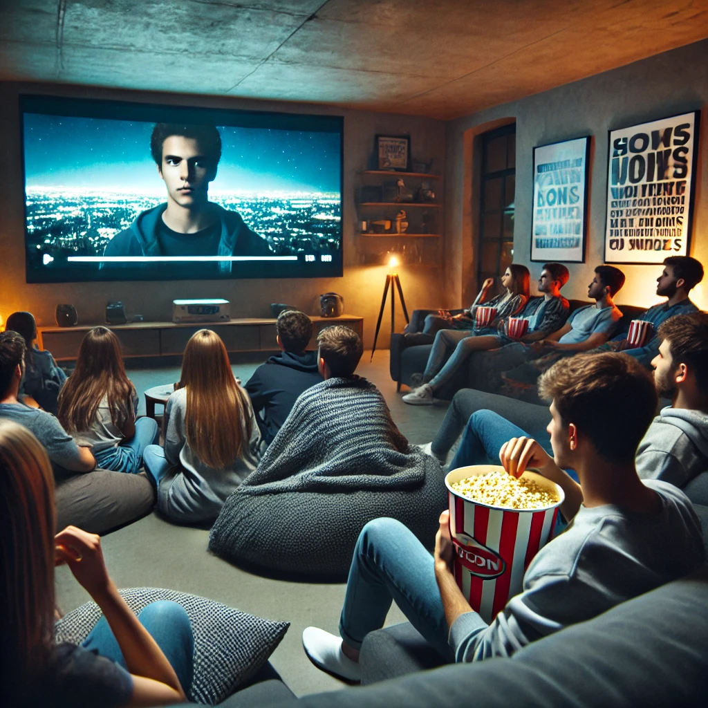 영화 감상 관련 이미지