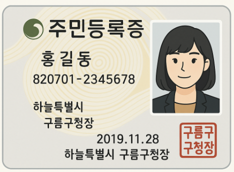 투표에 필요한 신분증