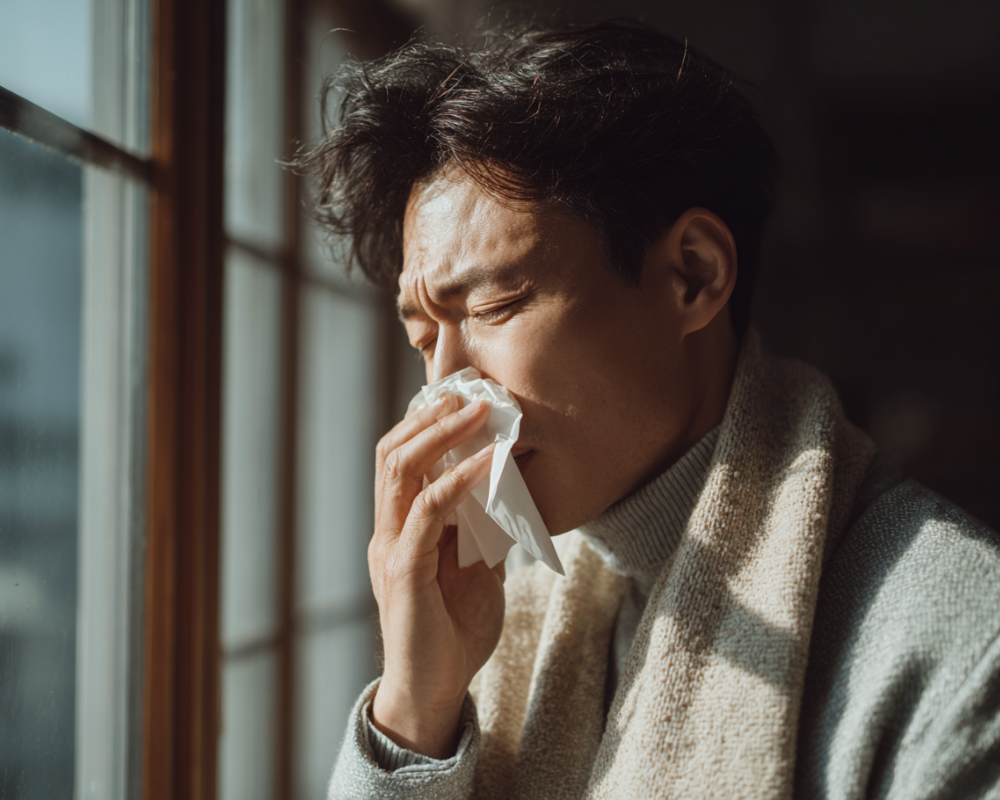 코감기, 콧물, 코막힘, 알레르기체질, 감기증상